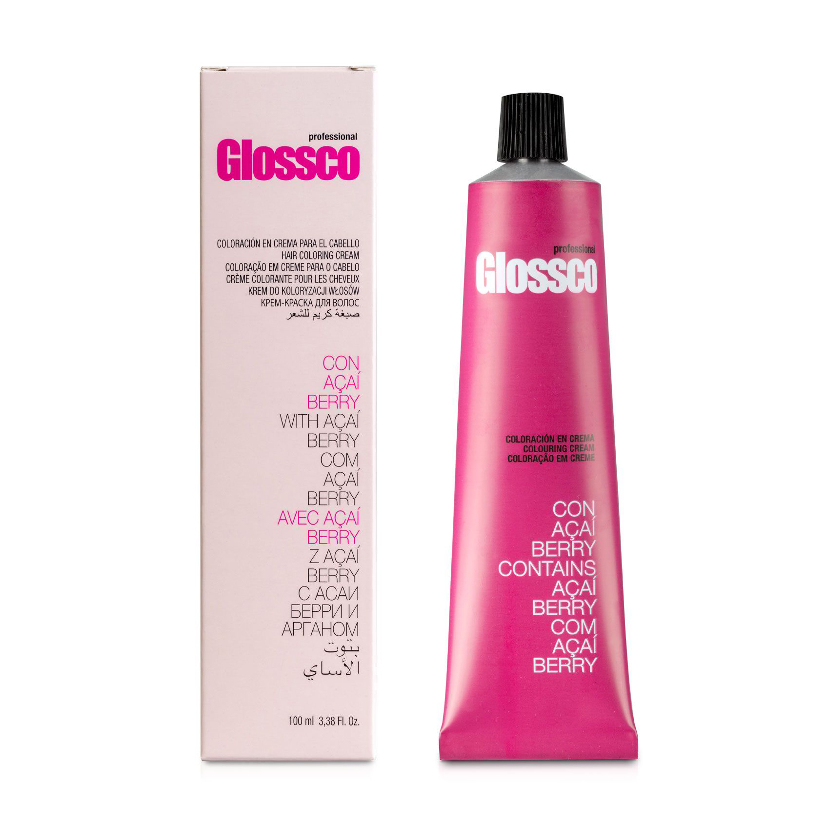 Перманентна крем-фарба для волосся Glossco Professional Hair Coloring Cream 9.1 Very Light Ash Blonde, 100 мл